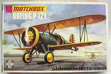 Matchbox 1/72 Boeing P-12E, PK-3 plastic model kit